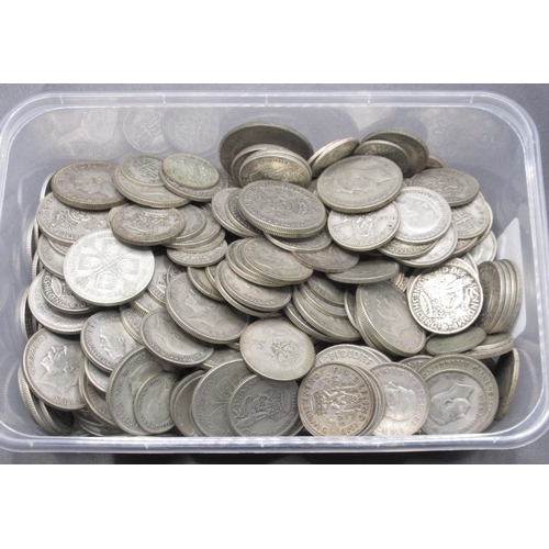 50 - Collection of Post-1920/Pre-1947 GB silver content coins to inc. Shillings, Florins, 3 Pences, etc. ... 