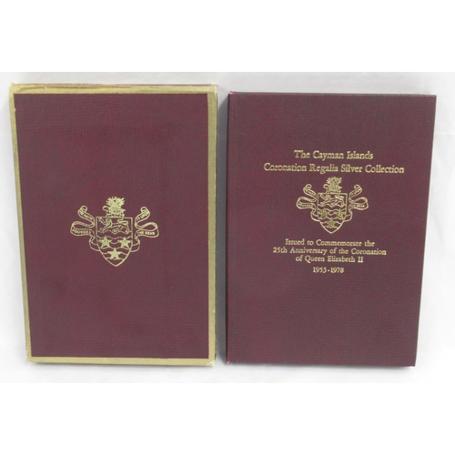 79 - The Cayman Islands Coronation Regalia Silver Collection, Issued to Commemorate the 25th Anniversary ... 