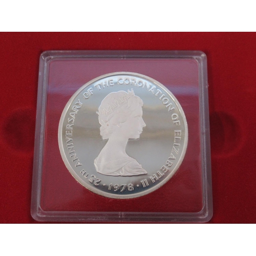 80 - The Turks and Caicos Islands Queen Beasts Silver Collection, Issued to Commemorate the 25th Annivers... 