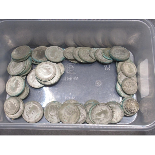 52 - Small collection of Post-1920/Pre-1947 GB silver content coins (gross 8.09ozt)