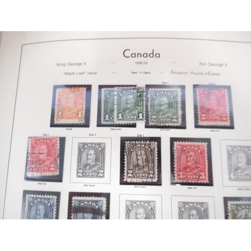 1142 - Leuchtturm Lighthouse Canada Ref. No. 51 stamp album cont. various Canadian c19th/20th stamps