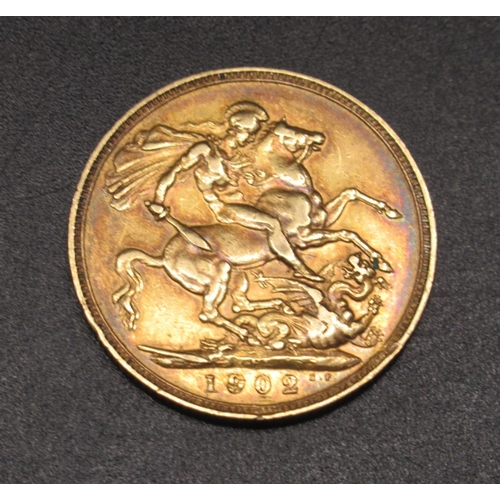 4 - Edward VII 1902 Sovereign