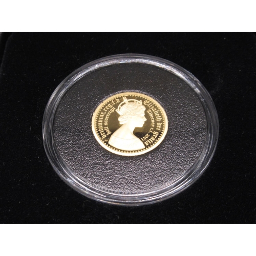 18 - Harrington & Byrne 2021 Queen Elizabeth II Gothic Gold Proof Half-Sovereign Coin, encapsulated in or... 