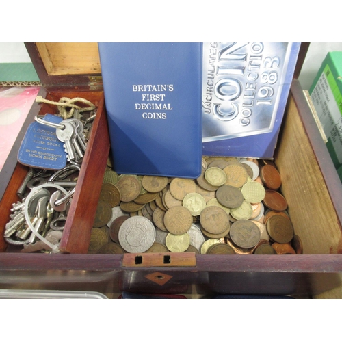 124 - Large mixed collection of British and some International coins, predominantly c20th and some c19th t... 