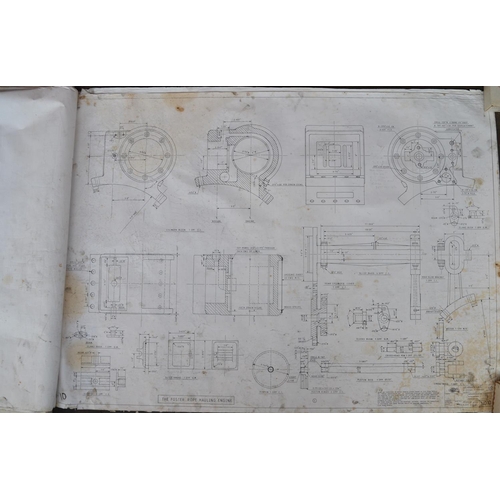 807 - Collection of engineering drawings for the Foster Rope Hauling engine, copyright Steam Replicas Ltd ... 