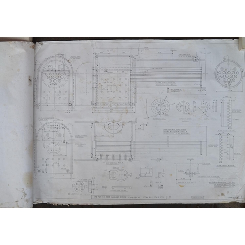 807 - Collection of engineering drawings for the Foster Rope Hauling engine, copyright Steam Replicas Ltd ... 