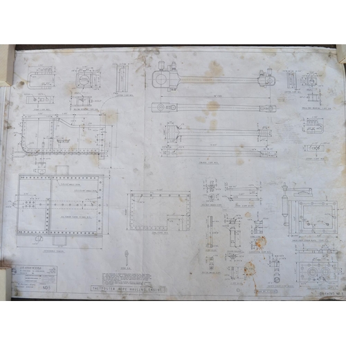 807 - Collection of engineering drawings for the Foster Rope Hauling engine, copyright Steam Replicas Ltd ... 