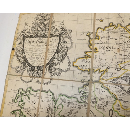 728 - Grierson, George (1679-1753), 'Map of the Kingdom of Ireland' dedicated to Lieutenant General Thomas... 