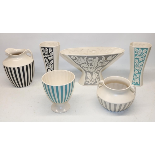 1198 - Collection of Hornsea Pottery comprising three Classic Doric range pieces designed by Alan Luckham, ... 