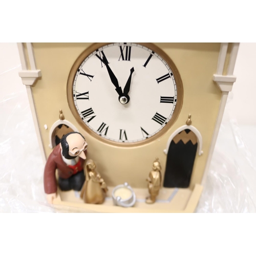 665 - Robert Harrop Camberwick Green music boxes, comprising CGMB4 Trumpton Townhall Clock and CGMB5 Micke... 