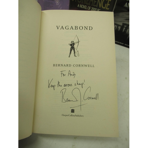 120 - Bernard Cornwell - Vagabond, 1st Edition 2002, Signed by author, hardback w/dust jacket, Vagabond Un... 