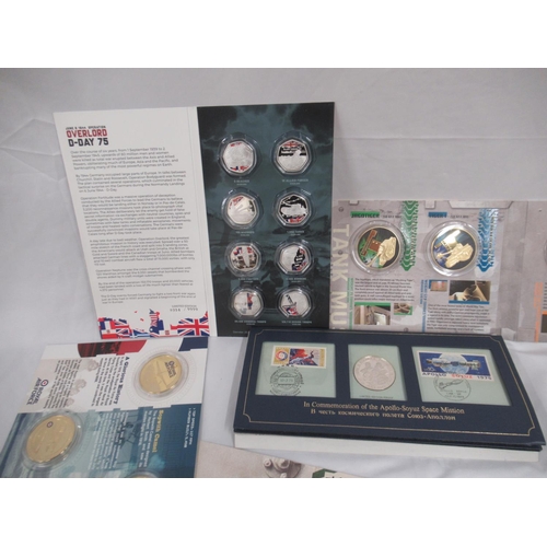 126 - Mixed collection of Commemorative coin sets (incomplete and complete), c20th GB coins, some ancient ... 