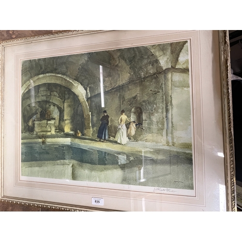 835 - After Sir William Russell Flint (British 1880-1969); 'Strange Interior Languedoc', ltd. ed. colour p... 