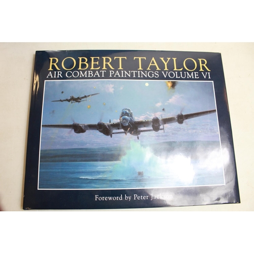 1501 - Walker, Charlie, and Taylor, Robert, 'Robert Taylor: Air Combat Paintings', volumes IV (283/650) and... 