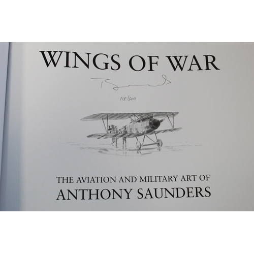 1502 - Craig, Michael, and Saunders, Anthony, 'Wings of War: The Aviation and Military Art of Anthony Saund... 