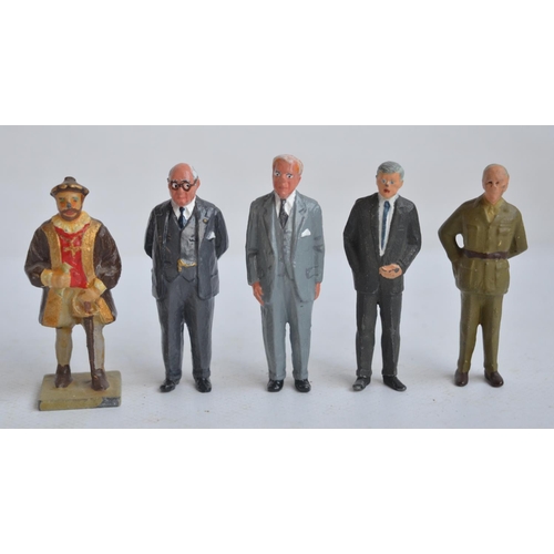 76 - Caltex Fuel South Africa's Heritage 'Builders Of A Nation' set of 10x 54mm painted metal figures wit... 