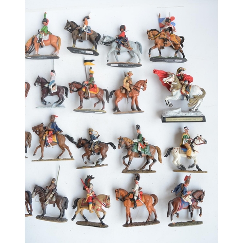 79 - Collection of unboxed pre-painted metal soldier figures, mostly from Del Prado, includes Corgi 3 fig... 