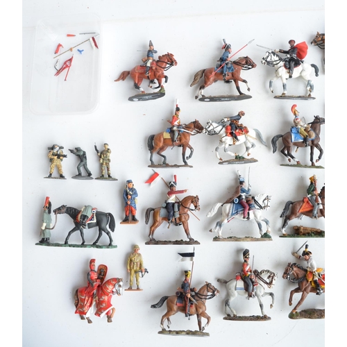 79 - Collection of unboxed pre-painted metal soldier figures, mostly from Del Prado, includes Corgi 3 fig... 