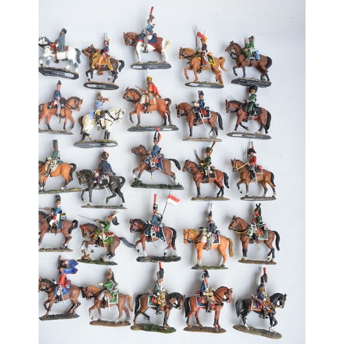 79 - Collection of unboxed pre-painted metal soldier figures, mostly from Del Prado, includes Corgi 3 fig... 