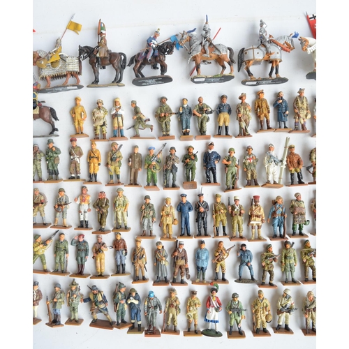 79 - Collection of unboxed pre-painted metal soldier figures, mostly from Del Prado, includes Corgi 3 fig... 