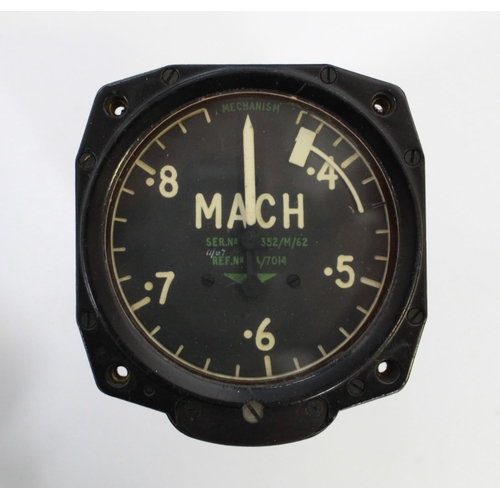 1386 - Air Ministry Hight gauge Mk 13 number7032/36. Climb and Descent Gauge Mk IB number 19640/41. Air spe... 