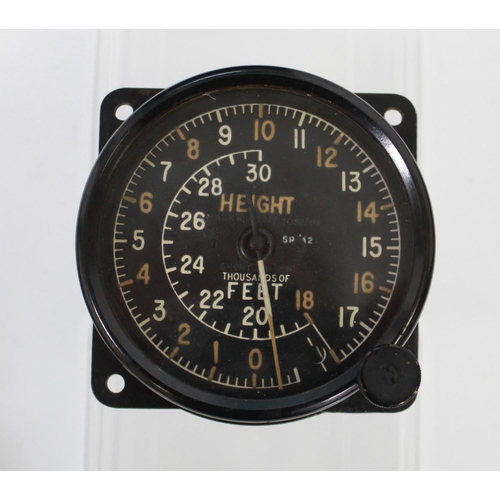 1386 - Air Ministry Hight gauge Mk 13 number7032/36. Climb and Descent Gauge Mk IB number 19640/41. Air spe... 