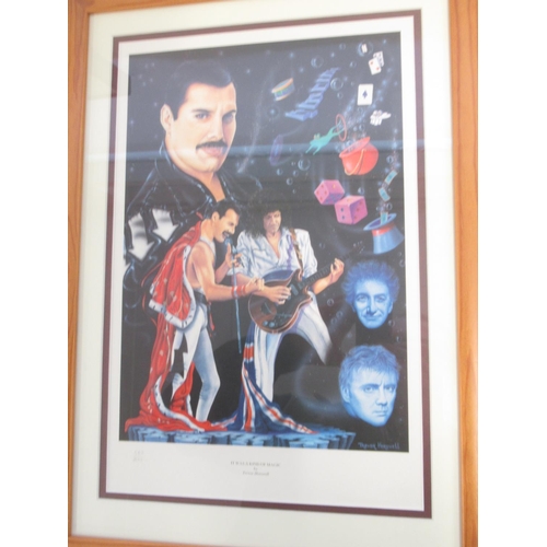 331 - Queen/Freddie Mercury - California Gold 'We Will Rock You/We Are The Champions' 24k gold plated Limi... 