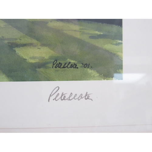 337 - Framed and Signed Peter Slate Limited Edition Print 'Forest Pines Golf Club (7th Hole Par 3)' 78/500... 