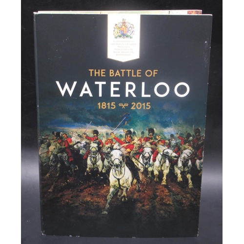 22A - Worcestershire Medal Service - The Battle of Waterloo 1815-2015 six medal set comprising 14ct 7g The... 