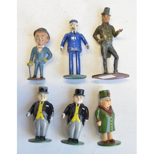 102 - Collection of cast metal Charles Dickens literary figures from Heyde to include Mr Weller (Pickwick ... 