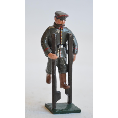 107 - Collection of very well home painted metal soldiers (from 1897) depicting German Army early World Wa... 