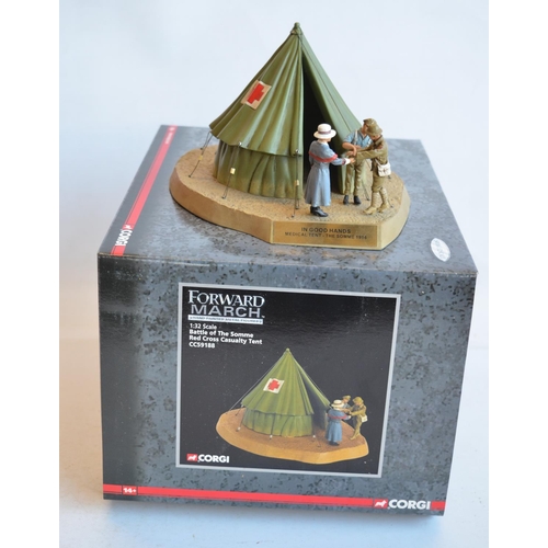 108 - Collection of four World War I themed dioramas to include Corgi Forward March 1/32 scale CC59188 Bat... 