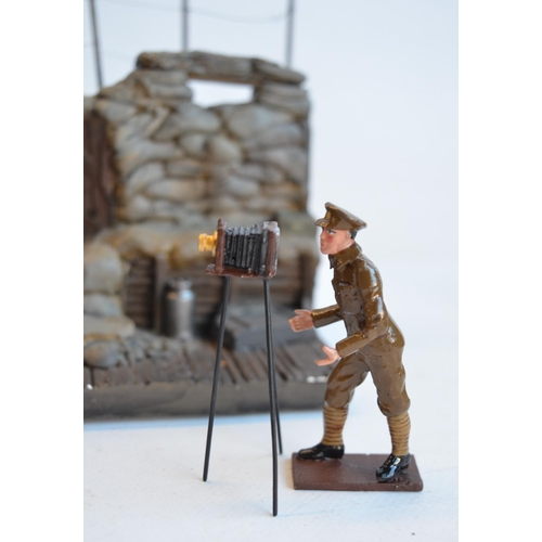 108 - Collection of four World War I themed dioramas to include Corgi Forward March 1/32 scale CC59188 Bat... 