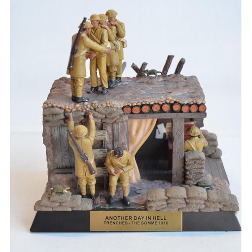 108 - Collection of four World War I themed dioramas to include Corgi Forward March 1/32 scale CC59188 Bat... 