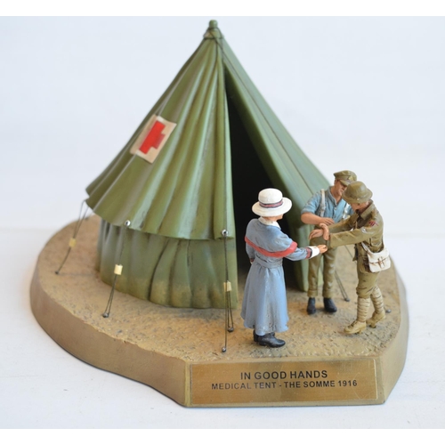 108 - Collection of four World War I themed dioramas to include Corgi Forward March 1/32 scale CC59188 Bat... 