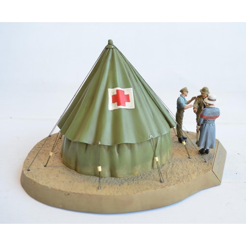 108 - Collection of four World War I themed dioramas to include Corgi Forward March 1/32 scale CC59188 Bat... 