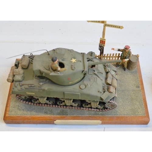 112 - Collection of World War II themed vehicles, armour and diorama accessories to include W. Britain's 4... 