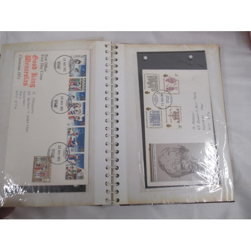 266 - Collection of assorted c19th/c20th stamps and FDCs, stamps in 2 folders from Spain and Hungary, with... 