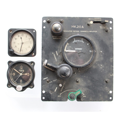 1391 - R.A.F. Mk.20A  Oxygen Demand & Inflation Regulator for Heavy Bomber. Serial number 29054 68. All swi... 