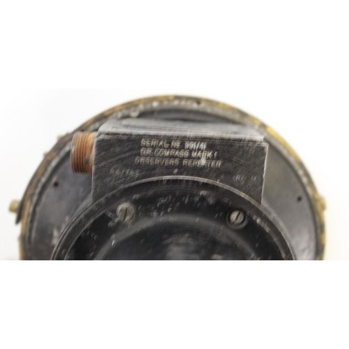 1397 - WWII Air Ministry Azmuth Circle Compass, Observers Repeater. Number 4. Reg' number 31920.H