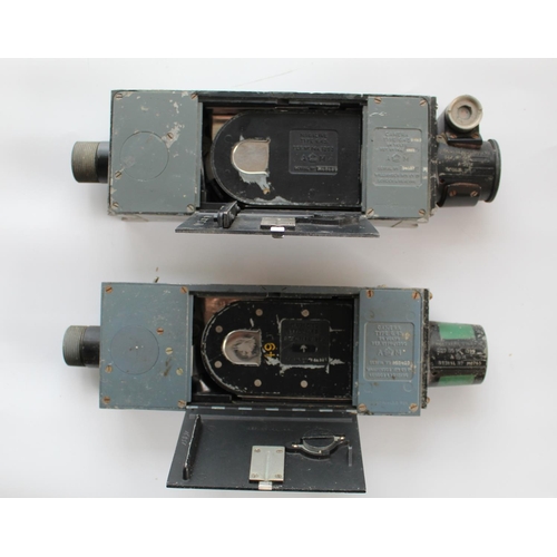 1404 - Two WWII  Royal Air Force G45 Gun Cameras. Both with film magazines. Serial numbers M13403/ 34037 .I... 