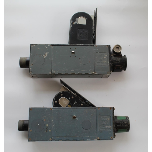 1404 - Two WWII  Royal Air Force G45 Gun Cameras. Both with film magazines. Serial numbers M13403/ 34037 .I... 