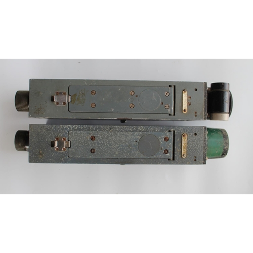 1404 - Two WWII  Royal Air Force G45 Gun Cameras. Both with film magazines. Serial numbers M13403/ 34037 .I... 