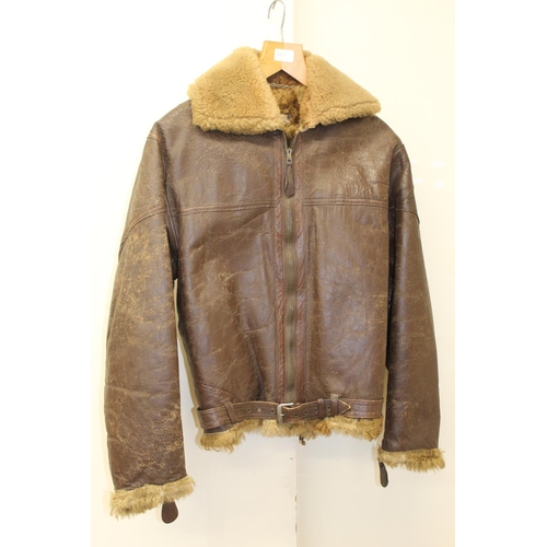 1455 - C1940s/50s Air Ministry stamped 22C/848 flying jacket with wool lining, size 5 (mannequin not includ... 