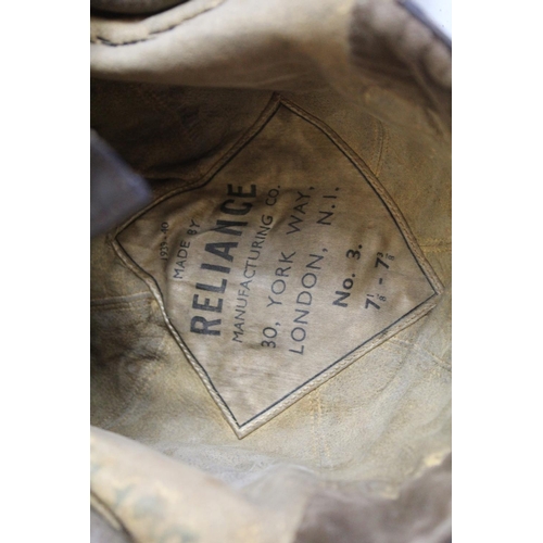 1457 - RAF Reliance Manufacturing Co. no. 3 flying helmet, dated 1939-40, complete with original headset. A... 