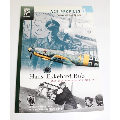 1505A - Bergstrom, Christer, 'Ace Profiles: The Men and Their Aircraft - Hans-Ekkhard Bob', softcover first ... 