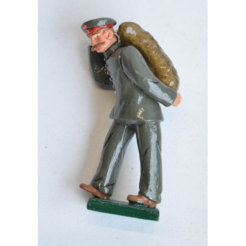 109 - Collection of World War I themed German Army home painted metal figures (mostly 1897, standing figur... 