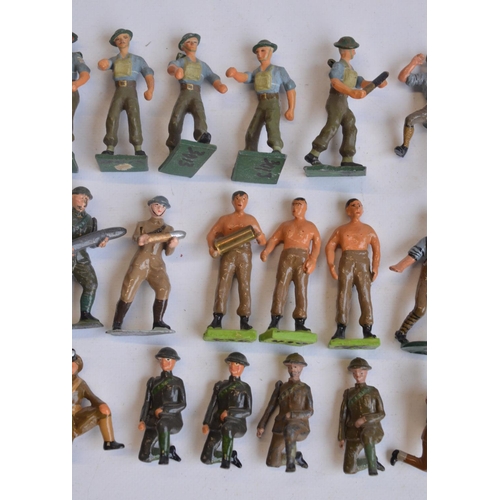 110 - Collection of World War I themed German, British, French and American metal soldiers from Tradition,... 