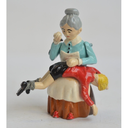 131 - Charming collection of competently home painted small scale metal figures, Victorian era civilians t... 