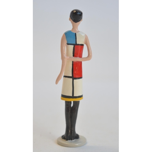 133 - Boxed lead figurine from Pixi of Paris, Yves Saint-Laurent d'apres Mondrian 1965/4963, figure height... 